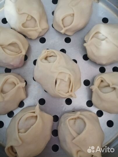 Домашние манты пельмени вареники