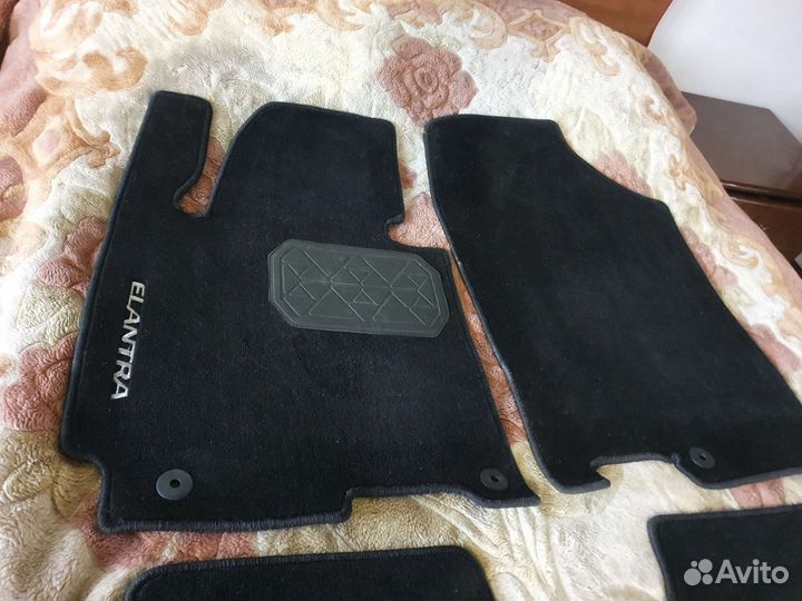 Оригинальные салонные коврики элантра 5