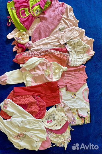 Вещи пакетом на девочку от 0 до 3 месяцев