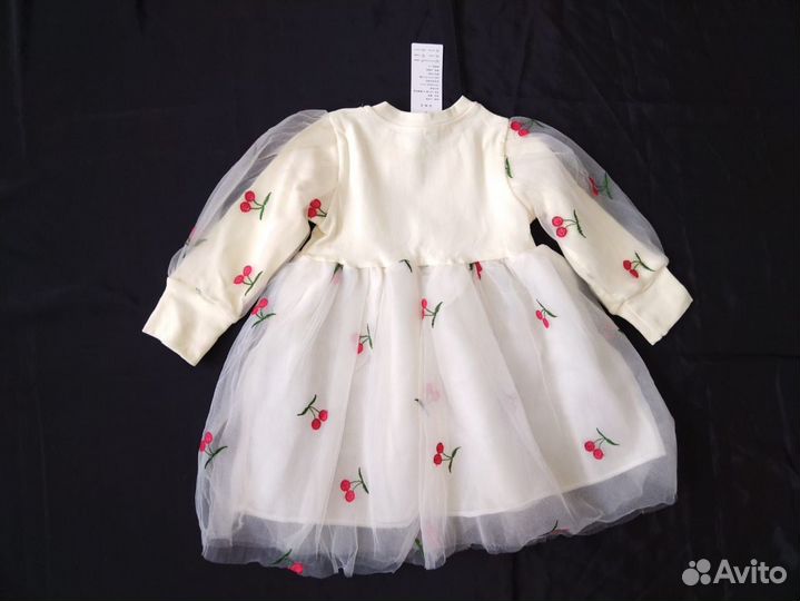 Новое нарядное платье для девочки 86 - 98