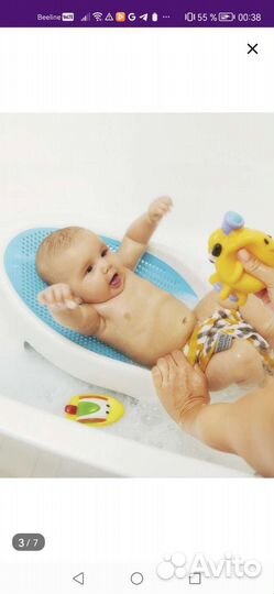 Горка лежак для купания Angel care