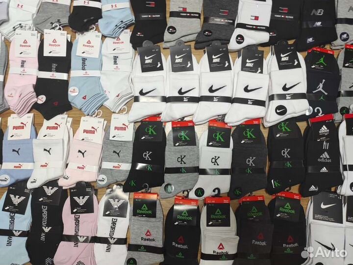 Носки Nike Lacoste Puma Adidas Качество LUX