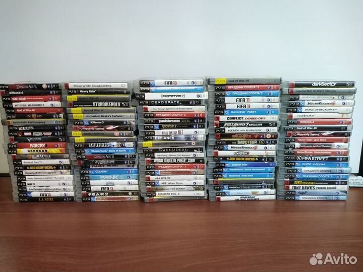 Диски на Sony PS3 в ассортименте