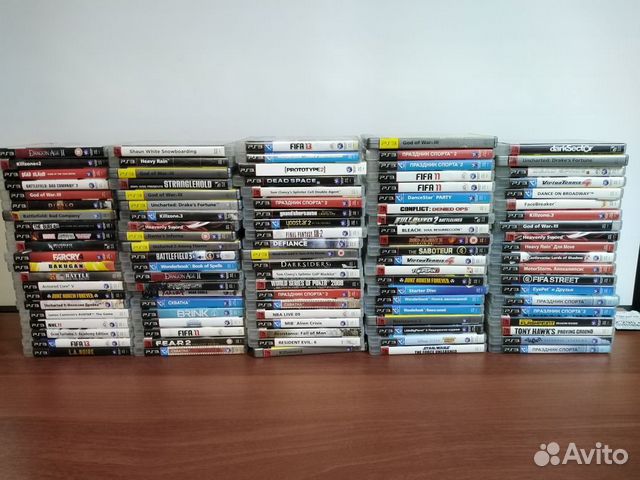 Диски на Sony PS3 в ассортименте