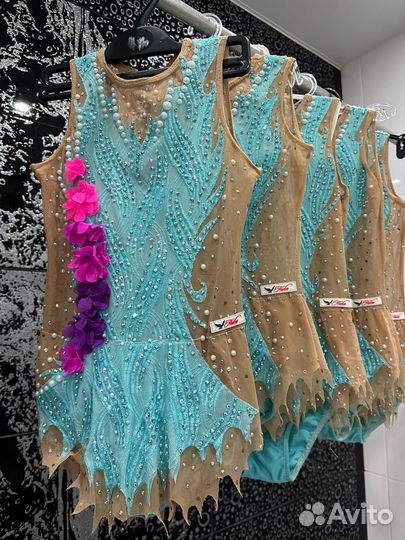 Купальник для художественной гимнастики групповые