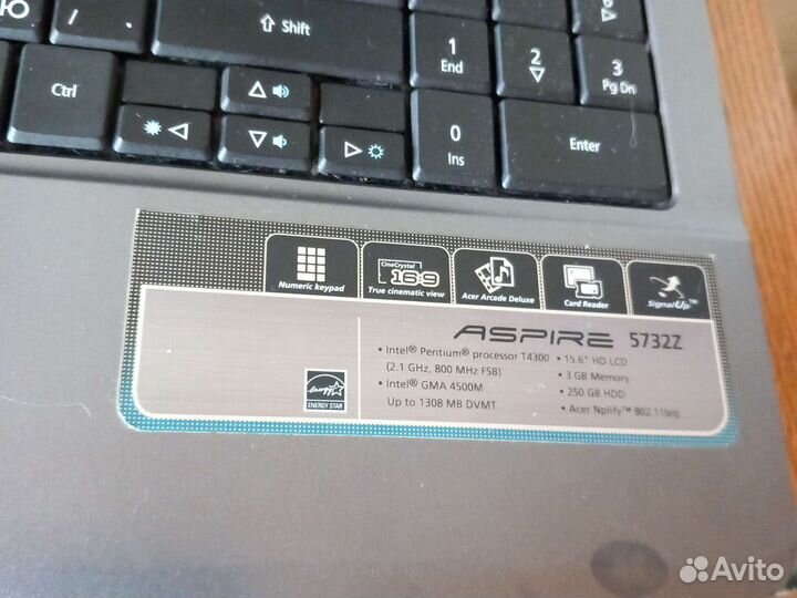Acer aspire 5732z