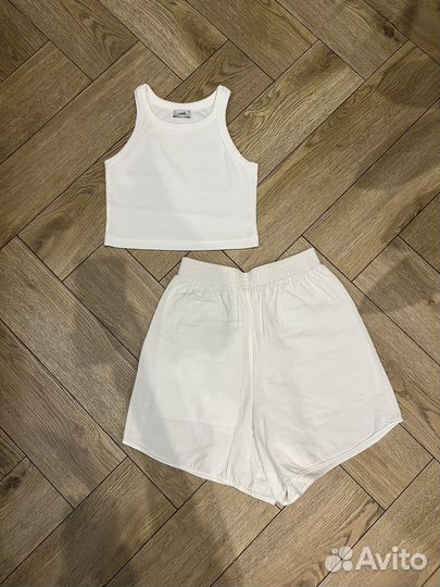 Шорты + топ lime