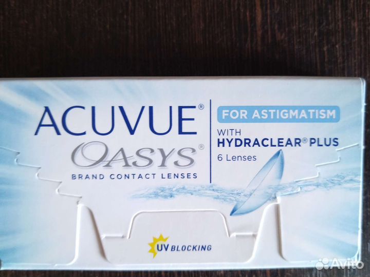 Линзы контактные acuvue oasys for Astigmatism