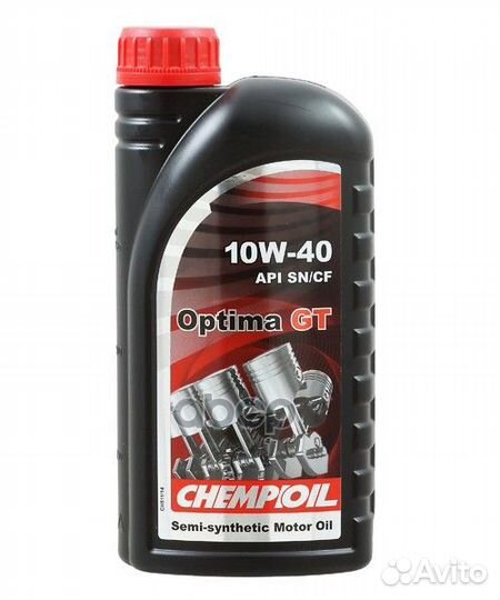 10W-40 Optima GT SN/CF, A3/B4, 1л (полусинт. мо