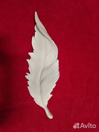 Перо, Стая птиц, из гипса для декора