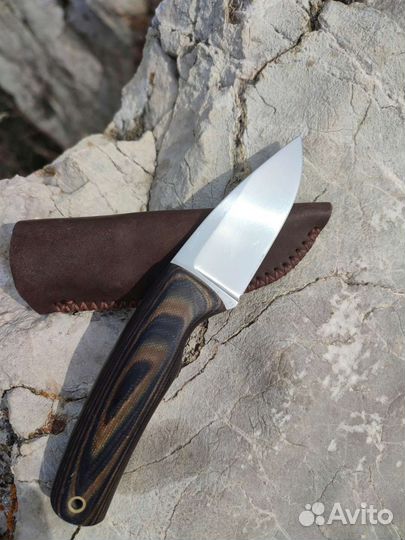 Нож ручной работы х12мф G10