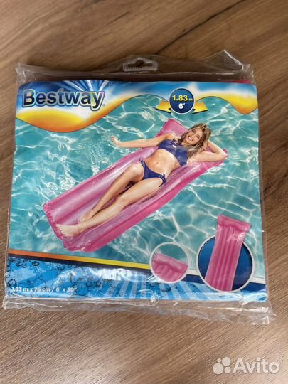 Надувной матрас для плавания новый