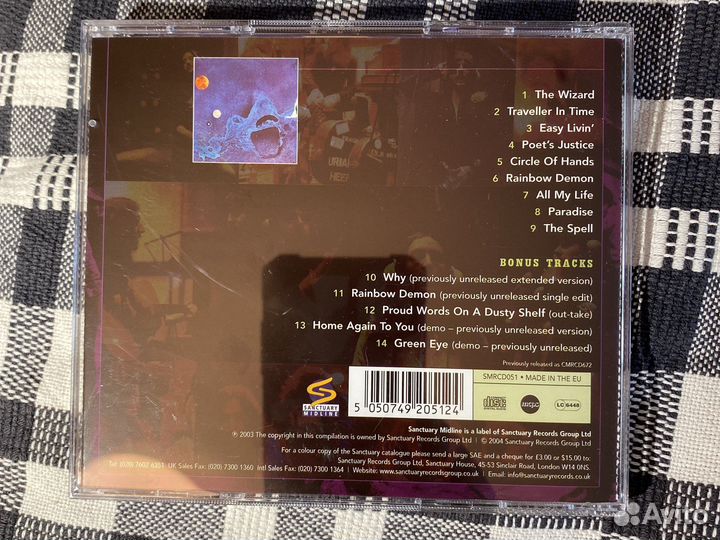 Uriah Heep originals фирменные