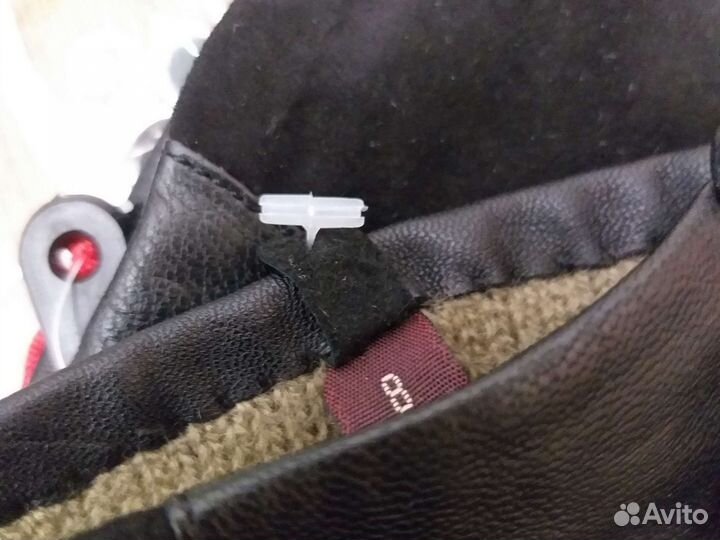 Перчатки кожаные женские