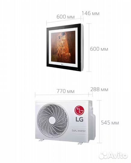 Кондиционер artcool Gallery LG A09FT