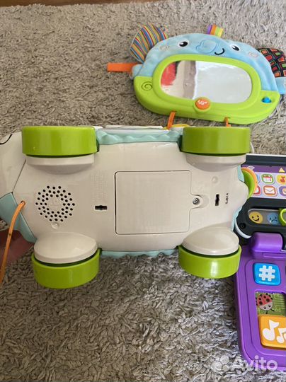 Игрушки ёжик fisher price, планшет fisher price