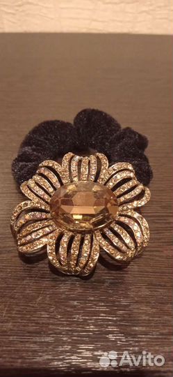 Резинка для волос с цветком.Турция