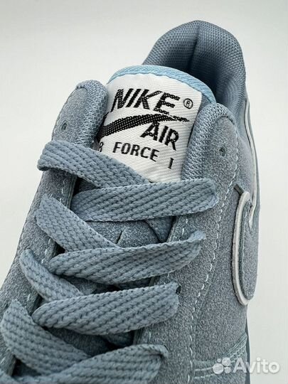 Кроссовки мужские nike air force голубые