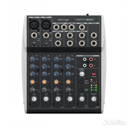 Микшерный пульт behringer xenyx 802S