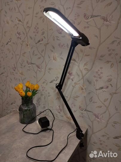 Лампа настольная Дельта на струбцине