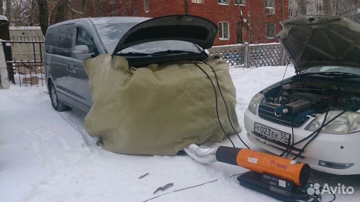 Отогрев авто