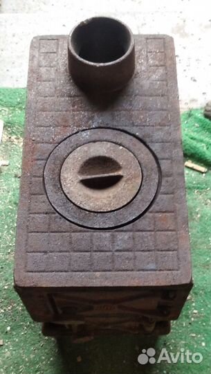 Печь буржуйка чугунная разборная СССР