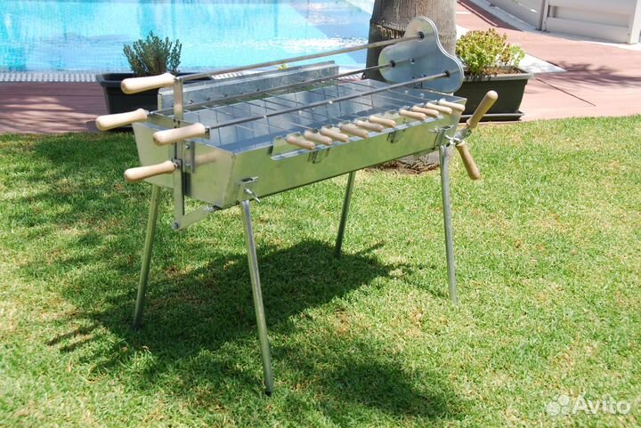 Мангал автоматический угольный