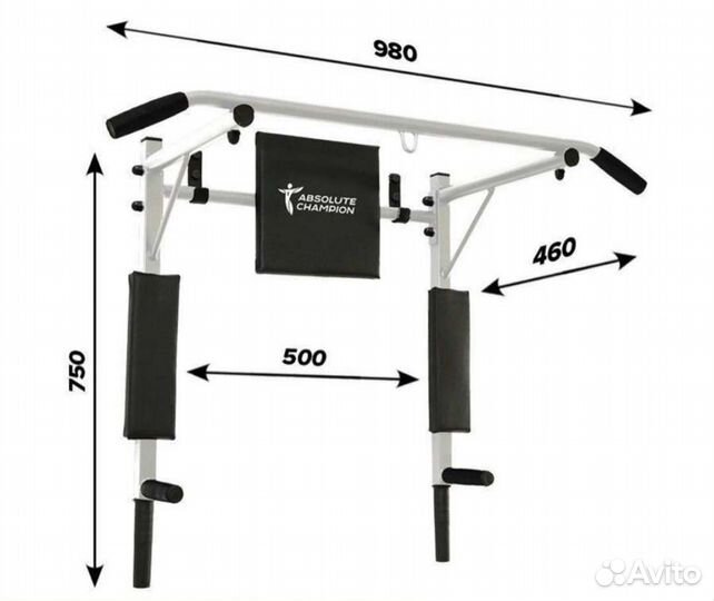 Турник, брусья, пресс 3 в 1. В Грозном