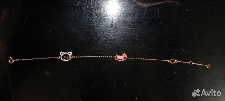 Золотой браслет детский