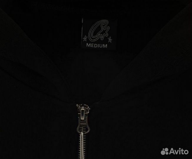 Зип худи corteiz черное