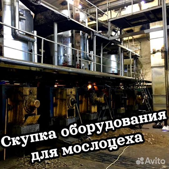 Скупка оборудования для маслоцеха и маслозавода