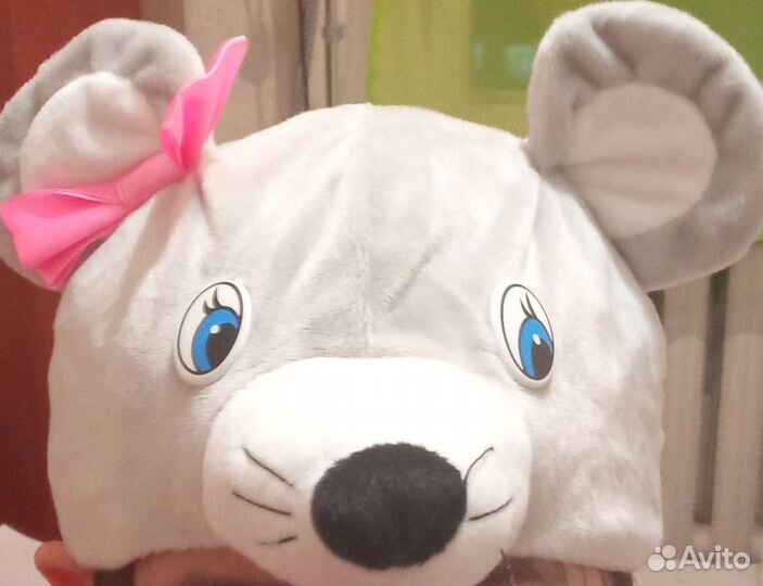 Продам шапочку мышки для девочки