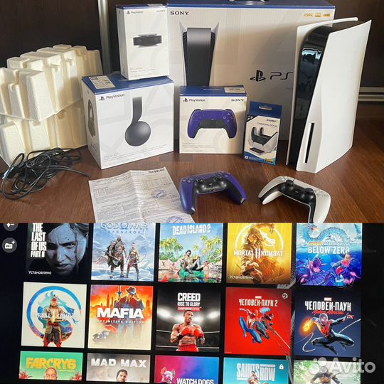 Sony PlayStation 5. 700 игр. Подписка