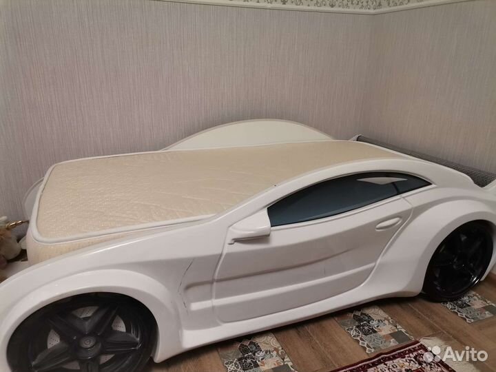 Детская кровать от 3 лет с матрасом бу