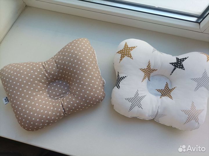 Подушка бабочка для новорожденного 2 шт