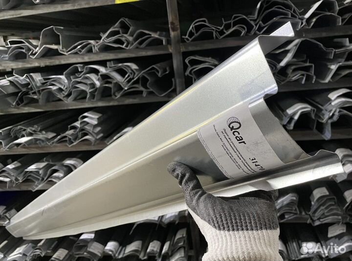 Порог левый Skoda Fabia 2007-2014 (полный профиль)