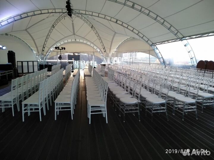 Аренда прозрачных стульев