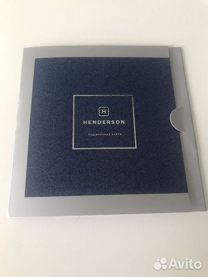 Клубная карта Henderson на 5000