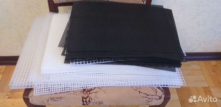 Канва для вышивания пластиковая набор