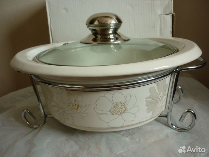 Кастрюля керамическая новая Premier Housewares