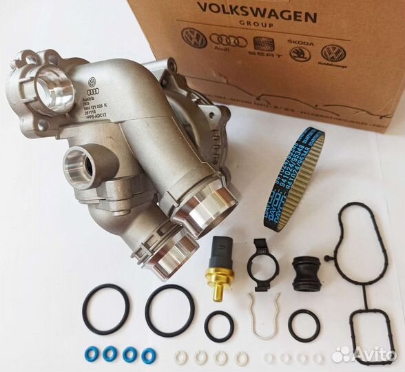 Насос помпа алюминиевая в сборе VAG1.8,2.0tsi,tfsi