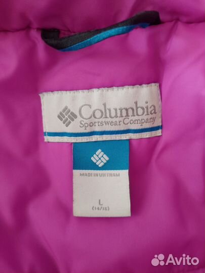 Куртка columbia на девочку 10-12лет