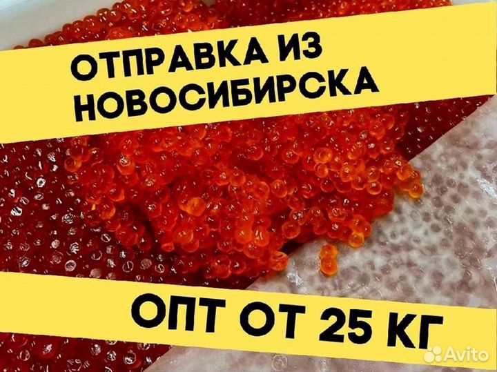 Икра красная кеты, июнь 2023 года