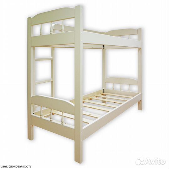 Кровать двухъярусная массив