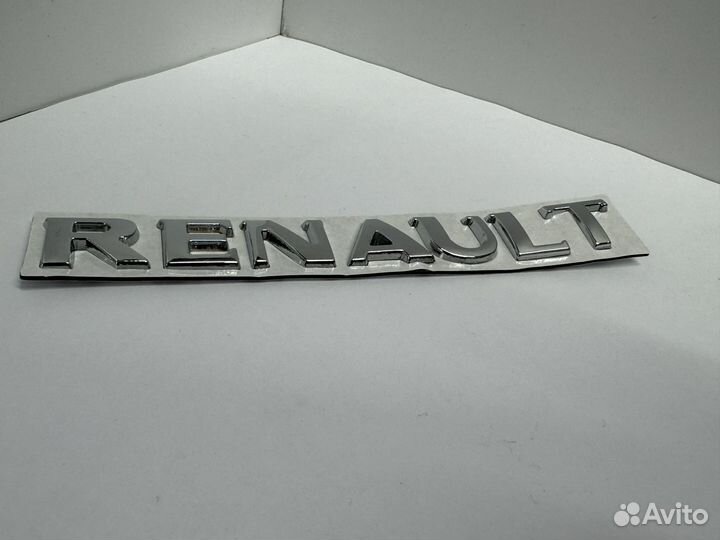 Логотип на багажник для Renault хром