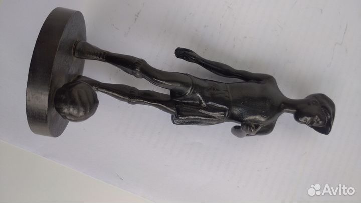 Мальчик, Петька Футболист Касли 1987 год. чугун