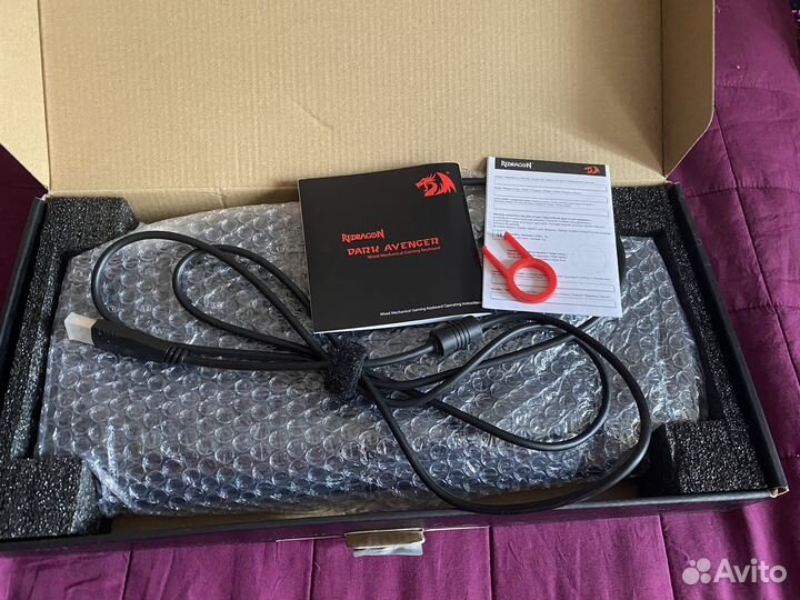 Игровая механическая клавиатура Red Dragon