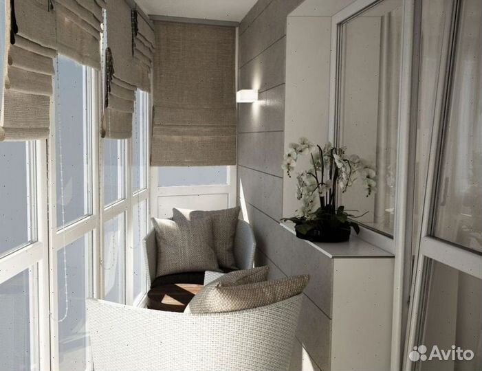 Лоджия 6м с установкой