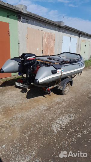 Лодка Stingray MX-360 с мотором Mercury 15 M