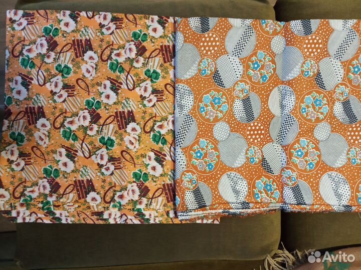 Ткань хлопок СССР для рукоделия